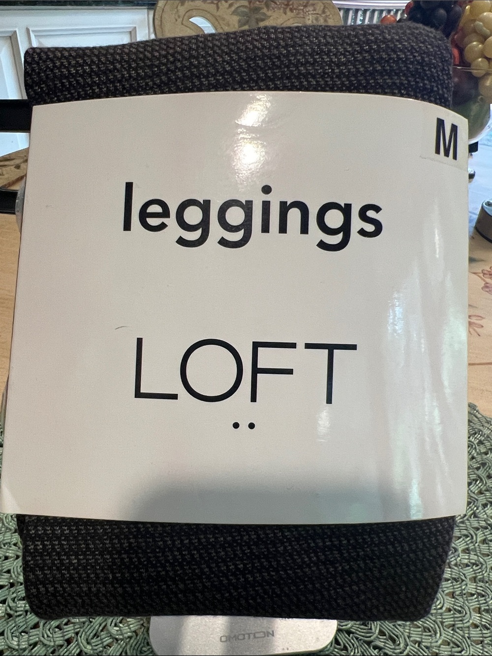 Loft Leggings soft yet thick. Labeled burgundy. Size Medium